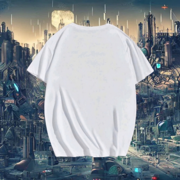Men's AI Runs the World Tee, White, S - Picture 2 of 5